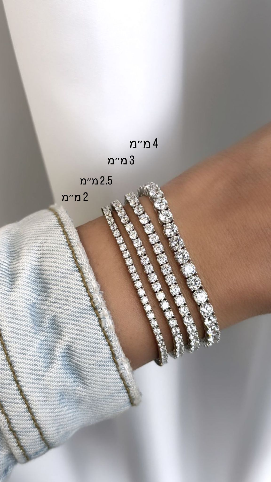 צמיד טניס קלאסי – אלגנטיות על זמנית – תמונה 3